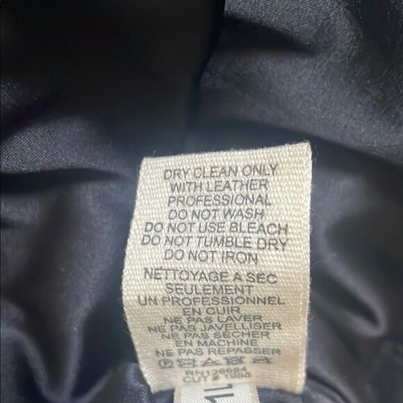 L’Agence Black Leather Mini Skirt - Picture 6 of 6